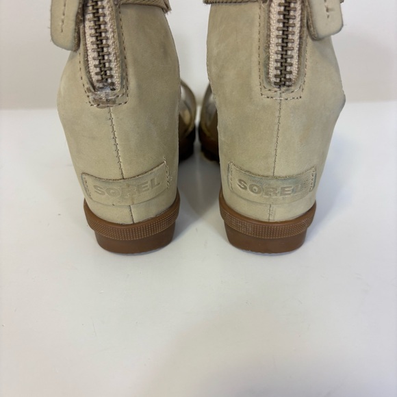 Sorel Women's Cream Wedge Sandals - Picture 8 of 8